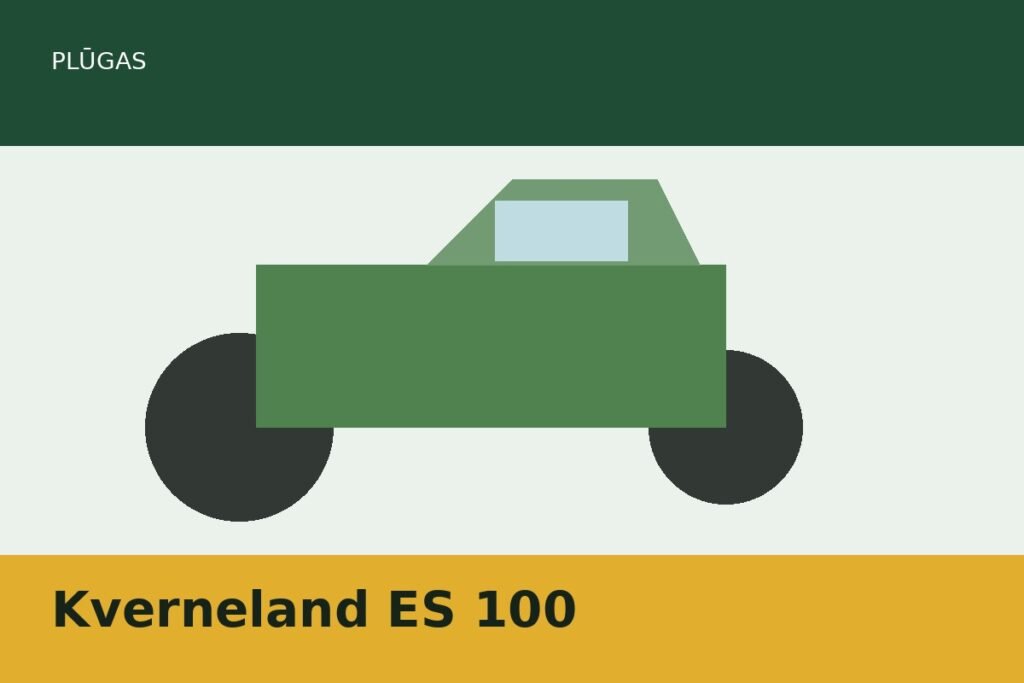 Kverneland ES 100, 5 korpusų plūgas